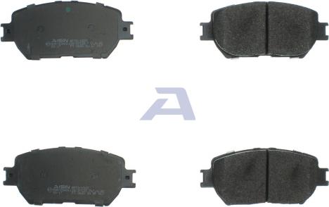 AISIN BPTO-1023 - Brake Pad Set, disc brake www.autospares.lv