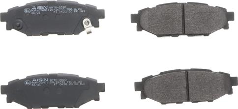 Aisin BPTO-2020 - Brake Pad Set, disc brake www.autospares.lv