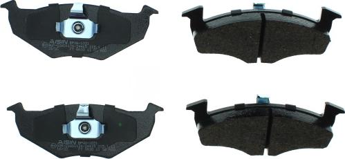 AISIN BPVW-1031 - Brake Pad Set, disc brake www.autospares.lv