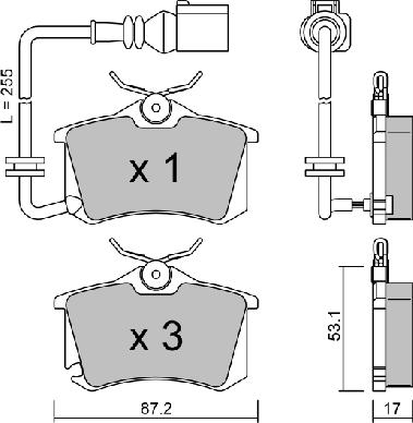 Aisin BPVW-2004 - Bremžu uzliku kompl., Disku bremzes autospares.lv