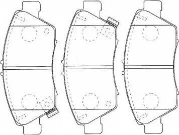 Aisin C1N041 - Bremžu uzliku kompl., Disku bremzes www.autospares.lv