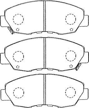 Aisin C1N035 - Bremžu uzliku kompl., Disku bremzes www.autospares.lv