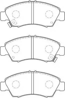 Aisin C1N020 - Тормозные колодки, дисковые, комплект www.autospares.lv