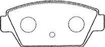 Aisin D2N041 - Brake Pad Set, disc brake www.autospares.lv