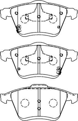 Aisin E1N068 - Bremžu uzliku kompl., Disku bremzes www.autospares.lv