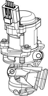 Aisin EGRAZ-7046 - Izpl. gāzu recirkulācijas vārsts www.autospares.lv