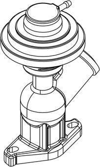 Aisin EGRAZ-7019 - Izpl. gāzu recirkulācijas vārsts www.autospares.lv