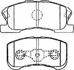 Aisin G1N018 - Bremžu uzliku kompl., Disku bremzes www.autospares.lv