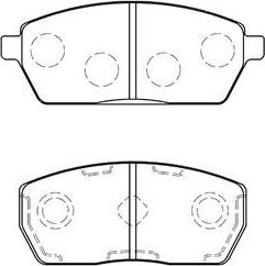 Aisin H1N006 - Bremžu uzliku kompl., Disku bremzes www.autospares.lv