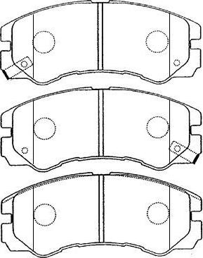 Aisin J1N008 - Bremžu uzliku kompl., Disku bremzes www.autospares.lv