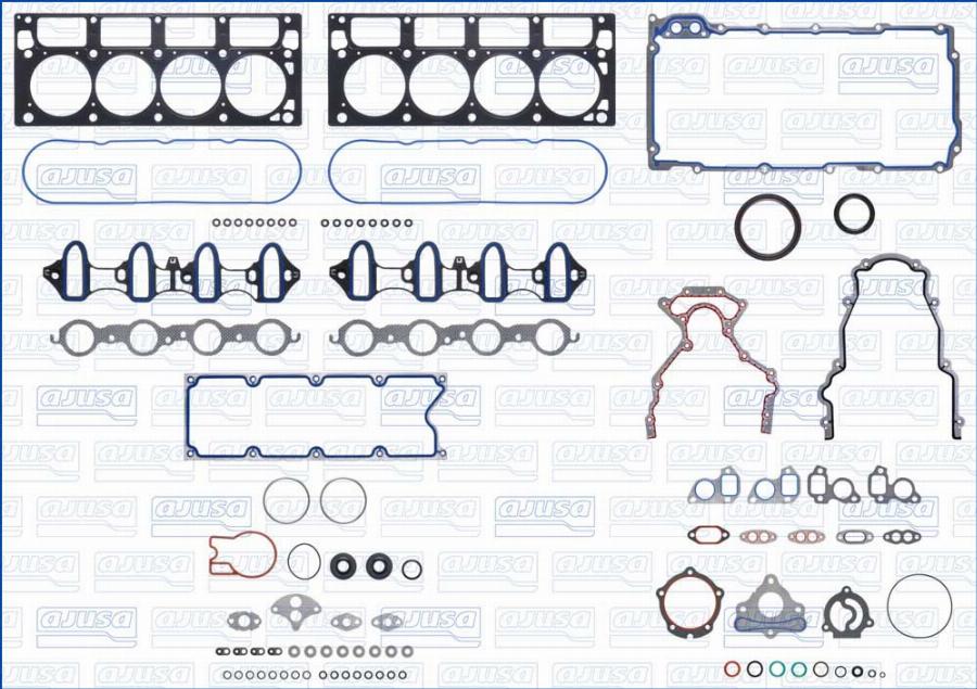 Ajusa 50497800 - Blīvju komplekts, Dzinējs www.autospares.lv