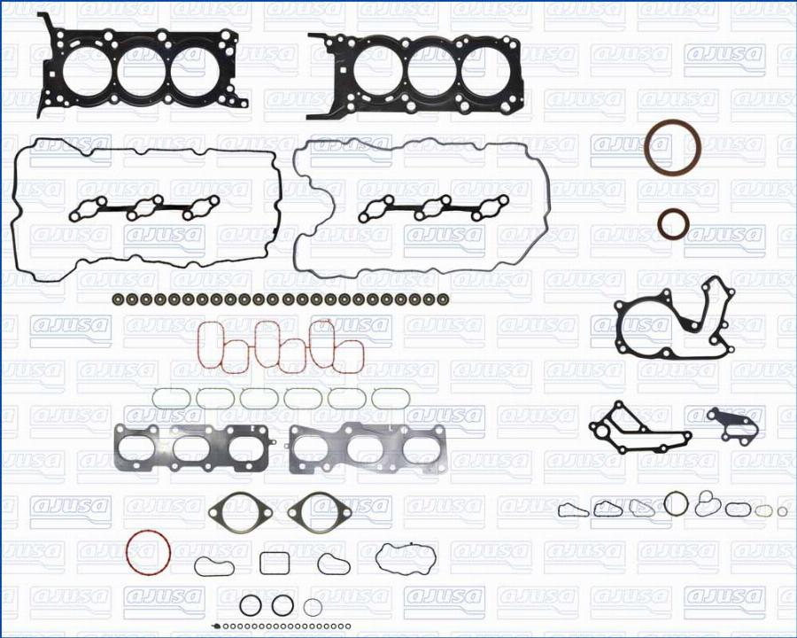 Ajusa 50529400 - Blīvju komplekts, Dzinējs www.autospares.lv