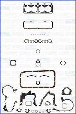 Ajusa 50099500 - Blīvju komplekts, Dzinējs www.autospares.lv