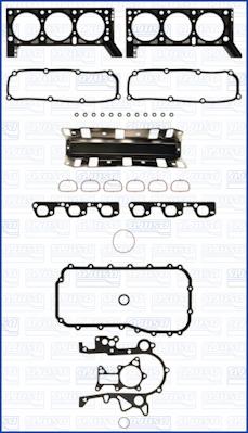 Ajusa 50277100 - Blīvju komplekts, Dzinējs www.autospares.lv