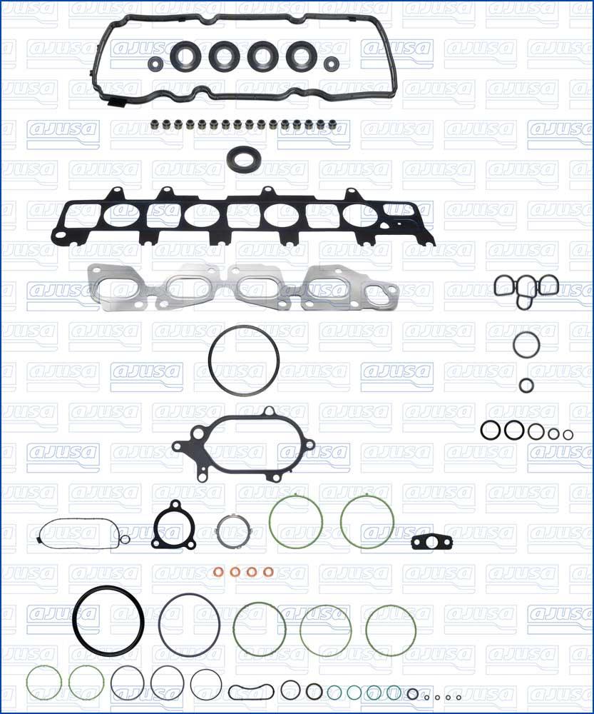 Ajusa 51097400 - Blīvju komplekts, Dzinējs www.autospares.lv