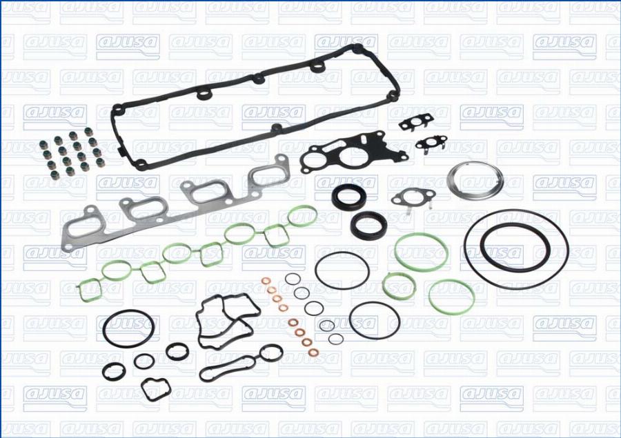 Ajusa 51041300 - Blīvju komplekts, Dzinējs www.autospares.lv