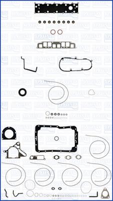 Ajusa 51011300 - Blīvju komplekts, Dzinējs www.autospares.lv