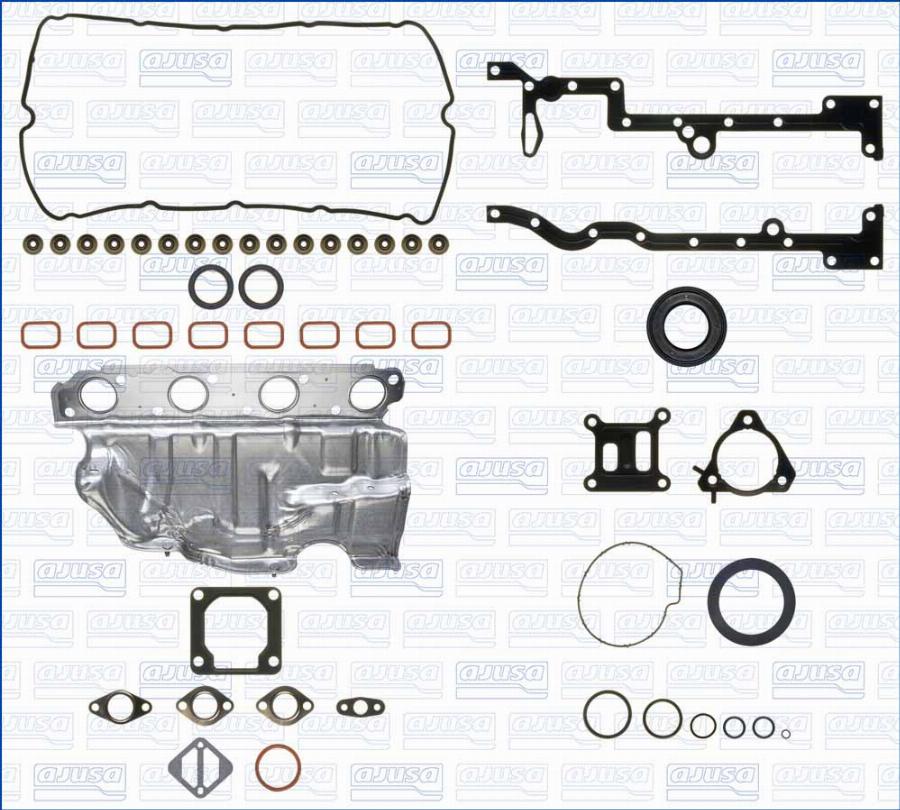 Ajusa 51087600 - Blīvju komplekts, Dzinējs www.autospares.lv