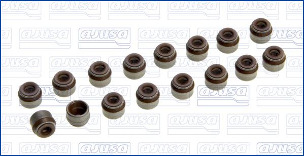 Ajusa 57049200 - Blīvju komplekts, Vārsta kāts www.autospares.lv