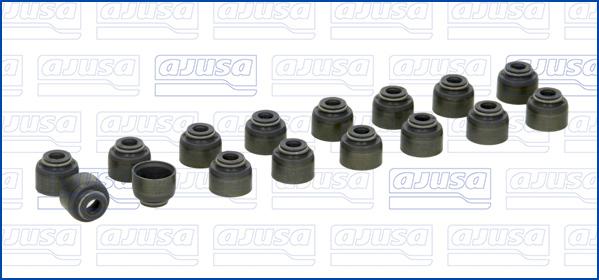 Ajusa 57046300 - Blīvju komplekts, Vārsta kāts www.autospares.lv