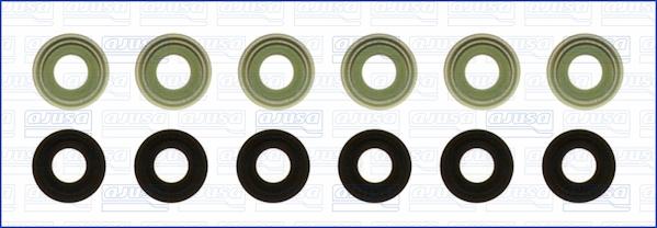 Ajusa 57055700 - Blīvju komplekts, Vārsta kāts www.autospares.lv