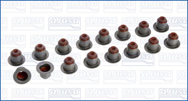 Ajusa 57053400 - Blīvju komplekts, Vārsta kāts www.autospares.lv