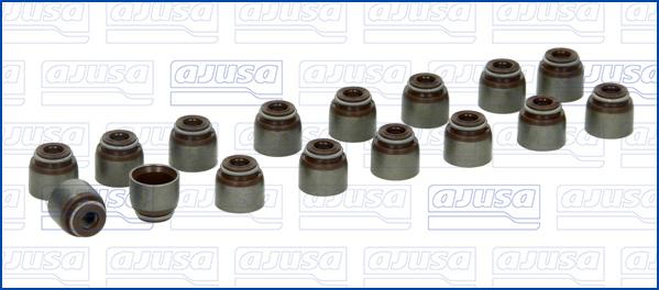 Ajusa 57024800 - Blīvju komplekts, Vārsta kāts www.autospares.lv