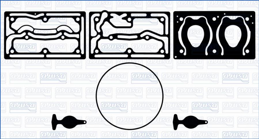 Ajusa BC00093 - Remkomplekts, Kompresors www.autospares.lv