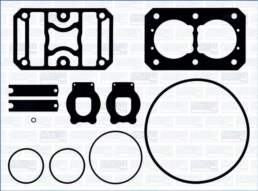 Ajusa BC00053 - Remkomplekts, Kompresors www.autospares.lv