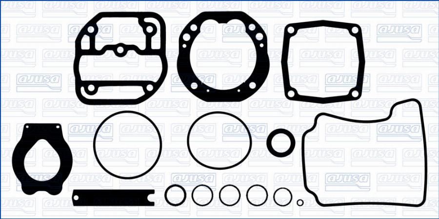 Ajusa BC00015 - Remkomplekts, Kompresors www.autospares.lv