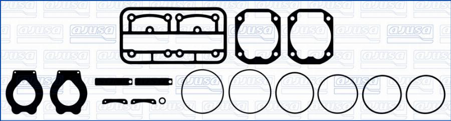 Ajusa BC00010 - Remkomplekts, Kompresors www.autospares.lv