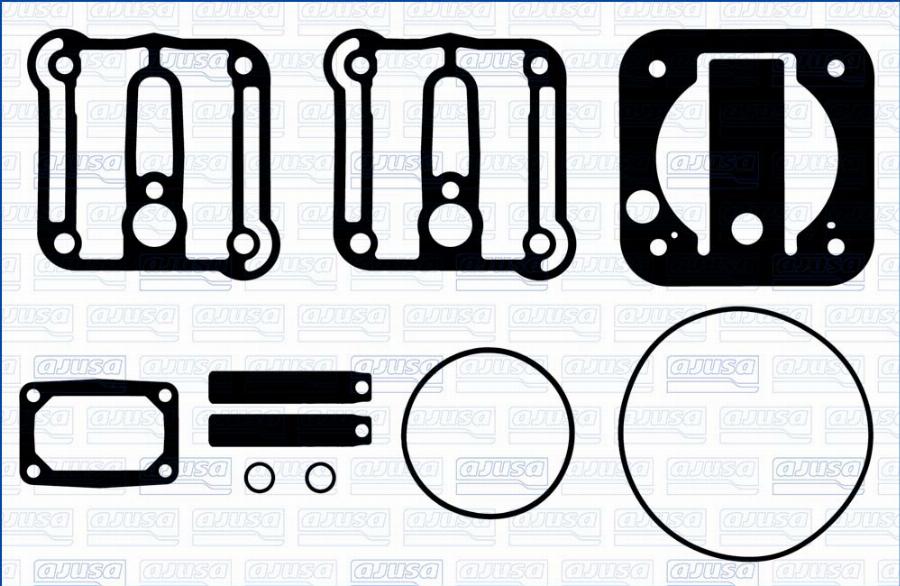 Ajusa BC00020 - Remkomplekts, Kompresors www.autospares.lv