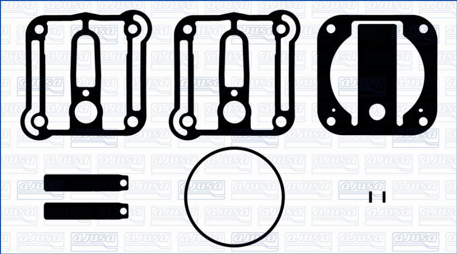 Ajusa BC00027 - Remkomplekts, Kompresors www.autospares.lv