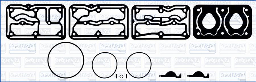 Ajusa BC00070 - Remkomplekts, Kompresors www.autospares.lv