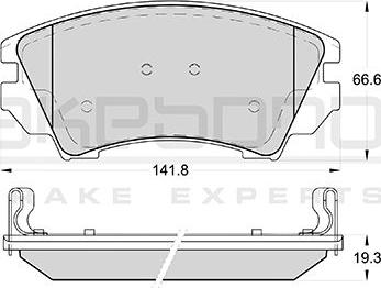 Triscan 1100-0986494275 - Bremžu uzliku kompl., Disku bremzes www.autospares.lv