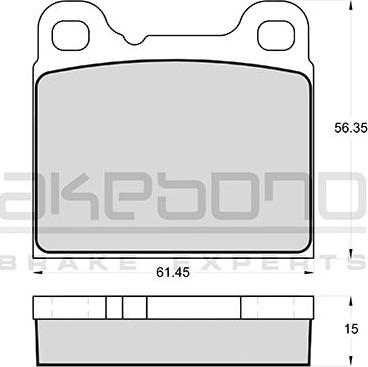 ATE 13 0460 3808 2 - Brake Pad Set, disc brake www.autospares.lv