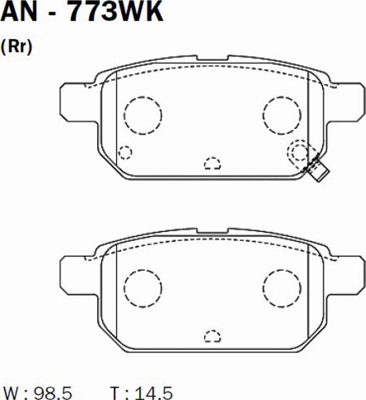 Jurid 573384B - Brake Pad Set, disc brake www.autospares.lv