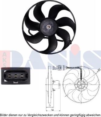 AKS Dasis 488029N - Ventilators, Motora dzesēšanas sistēma www.autospares.lv