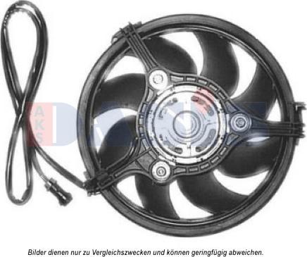 AKS Dasis 488026N - Ventilators, Motora dzesēšanas sistēma autospares.lv