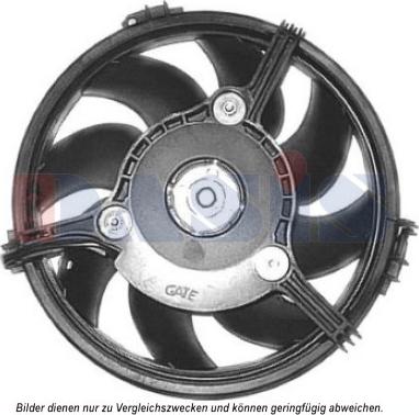 AKS Dasis 488027N - Ventilators, Motora dzesēšanas sistēma autospares.lv