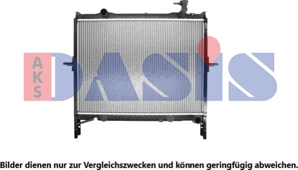 AKS Dasis 510157N - Radiators, Motora dzesēšanas sistēma www.autospares.lv