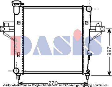 AKS Dasis 520101N - Radiators, Motora dzesēšanas sistēma www.autospares.lv