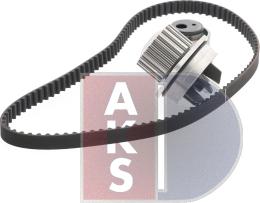 AKS Dasis 570349N - Ūdenssūknis + Zobsiksnas komplekts www.autospares.lv