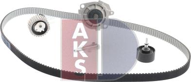 AKS Dasis 570344N - Ūdenssūknis + Zobsiksnas komplekts www.autospares.lv