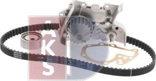 AKS Dasis 570346N - Водяной насос + комплект зубчатого ремня ГРМ www.autospares.lv