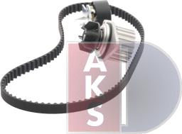 AKS Dasis 570360N - Ūdenssūknis + Zobsiksnas komplekts www.autospares.lv