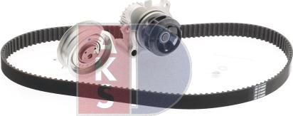 AKS Dasis 570306N - Water Pump & Timing Belt Set www.autospares.lv