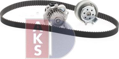 AKS Dasis 570306N - Water Pump & Timing Belt Set www.autospares.lv