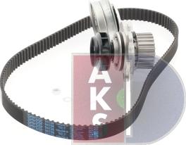 AKS Dasis 570306N - Water Pump & Timing Belt Set www.autospares.lv