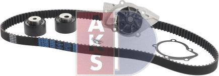 AKS Dasis 570314N - Ūdenssūknis + Zobsiksnas komplekts www.autospares.lv